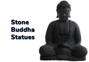 stone buddha statue in India